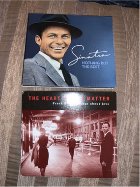 Frank Sinatra Nothing But The Best & The Heart of the Matter CDs One Size Blue